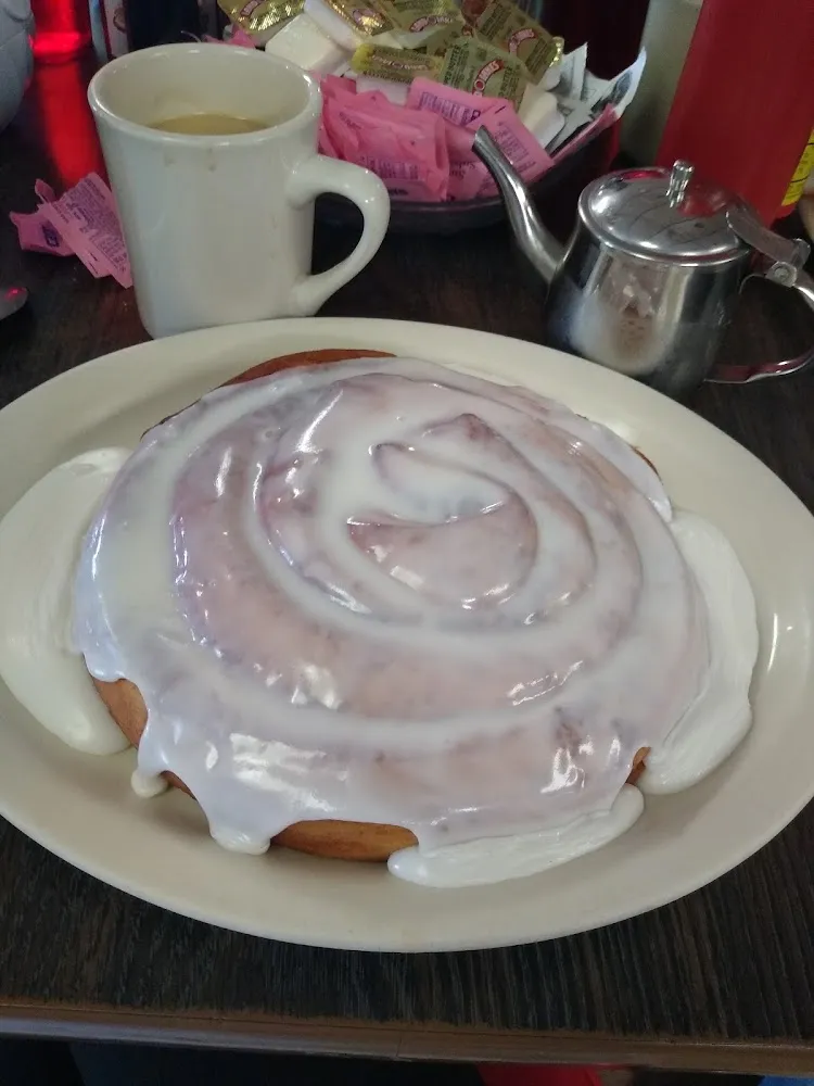 Over Sized Cinnamon Roll